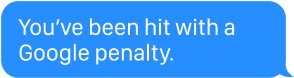 You've been hit with a Google penalty.