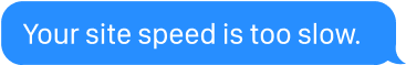 Your site speed is too slow.